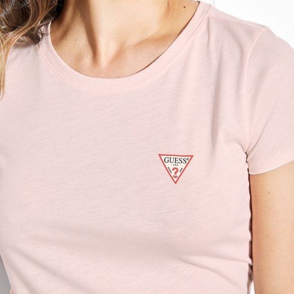 guess baby crew logo tee